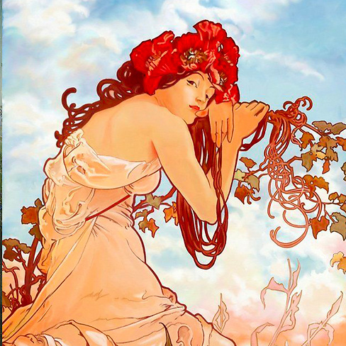Alphonse Mucha Lign