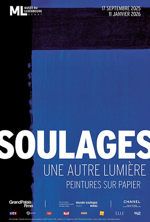 Soulages, une autre lumière. Peintures sur papier