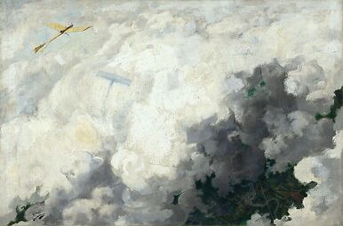 Le seul oiseau qui vole au-dessus des nuages