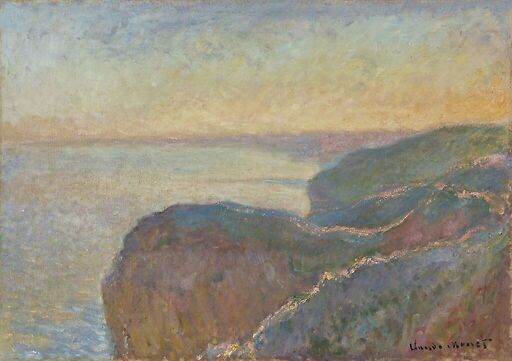 Sur la falaise de Dieppe