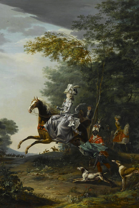 Marie Antoinette and Louis XVI at the Palace of Fontainebleau