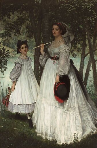 Les deux soeurs ; dit aussi Portraits dans un parc