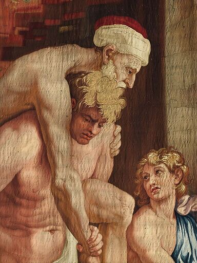 The fire of Le Bourg, in 847: Aeneas bearing Anchise