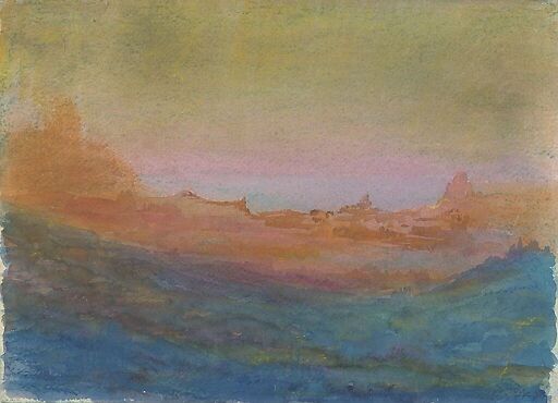 Paysage avec falaises