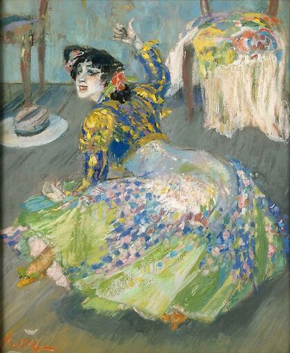 Danseuse saluant