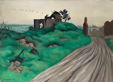 Hurlus Church in ruins