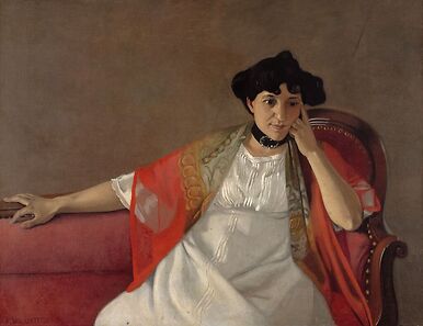 Portrait de la femme de l'artiste