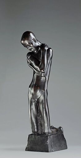 Boy Kneeling at the Spring