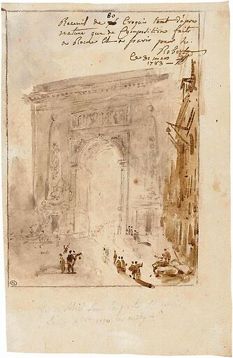 Sunshine effect on the Saint-Denis door