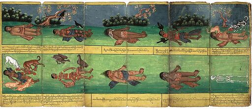 Nemi Jataka (détail)