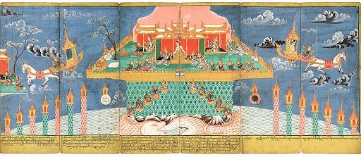 Nemi Jataka (détail)