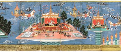 Nemi Jataka (détail)