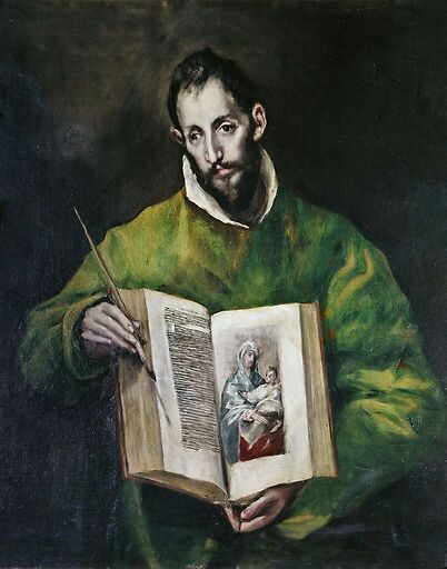 Saint Luc (détail)