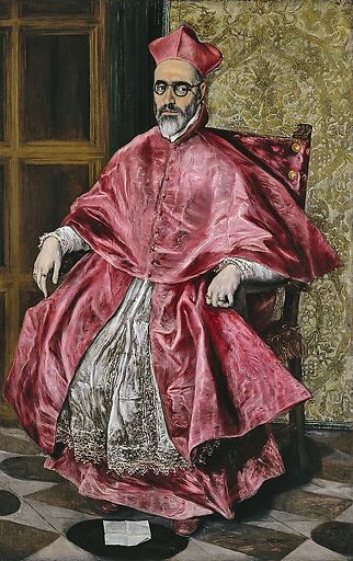 Portrait du cardinal Niño de Guevara (détail)