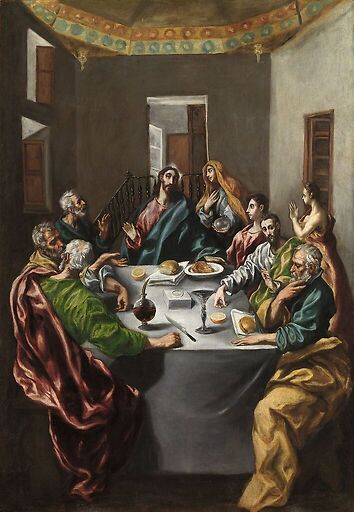 Le Repas chez Simon (détail)