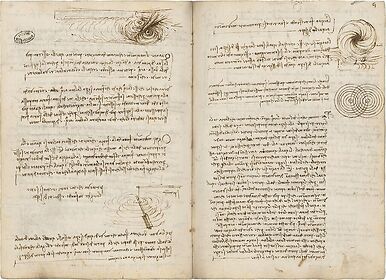 Phénomènes tourbillonnaires et ondulatoires, schéma d'interférences d'ondes circulaires