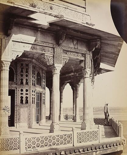 Agra. Le fort rouge. La Musamman Burj, 1863-1870