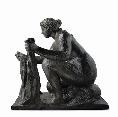 L'Eau ou La Grande Laveuse accroupie