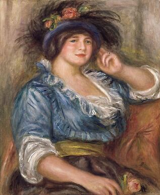 Colonna Romano ou Jeune femme à la rose