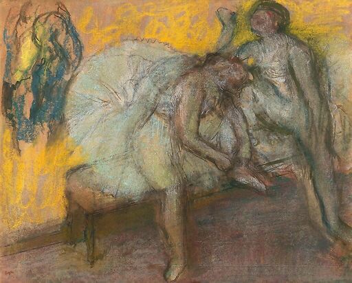 Deux danseuses au repos