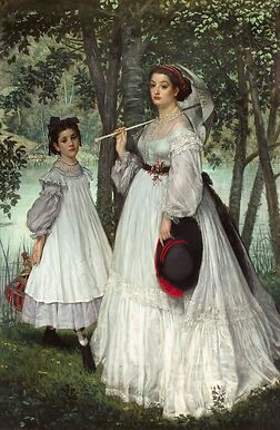 Les Deux Soeurs ; portrait, dit aussi Les Deux Soeurs, 1863