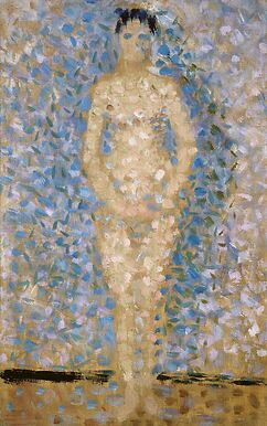 Poseuse debout, esquisse, dit aussi De face