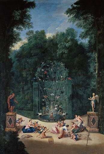 L’Entrée du Labyrinthe dans les jardins de Versailles