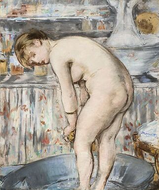 Femme dans un tub (détail)