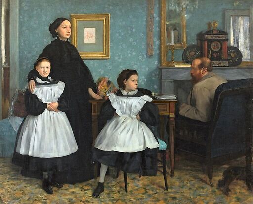 Portrait de famille [dit aussi La Famille Bellelli] (détail)