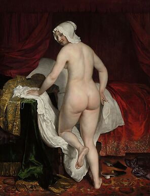 La jeune femme se couchant dit Le Coucher à l’italienne