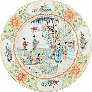 Plat figurant un épisode littéraire