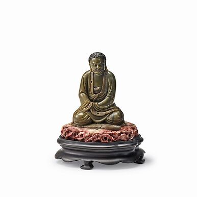 Sculpture figurant un luohan