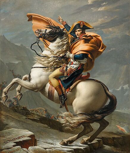 Bonaparte franchissant les Alpes au Grand Saint-Bernard