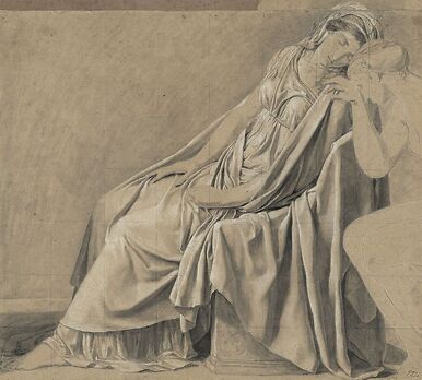 Sabine, étude pour Le Serment des Horaces