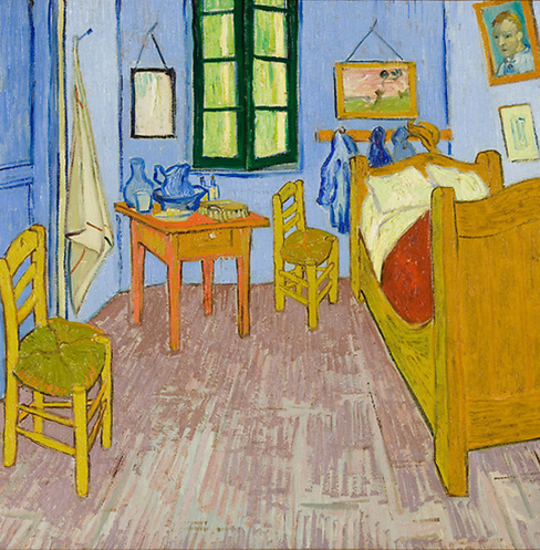Ligne La Chambre de Van Gogh à Arles, 1889