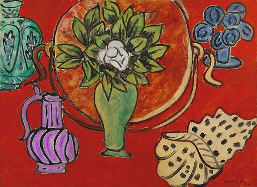 Nature morte au magnolia