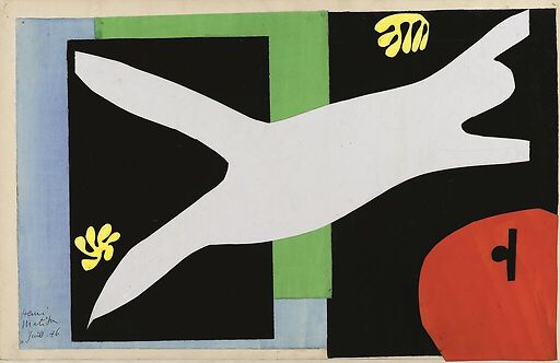 La nageuse dans l'aquarium, de la série Jazz