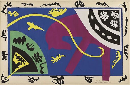 Le cheval, l'écuyère et le clown, de la série Jazz