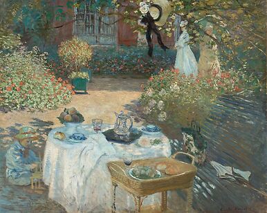 Le déjeuner: panneau décoratif