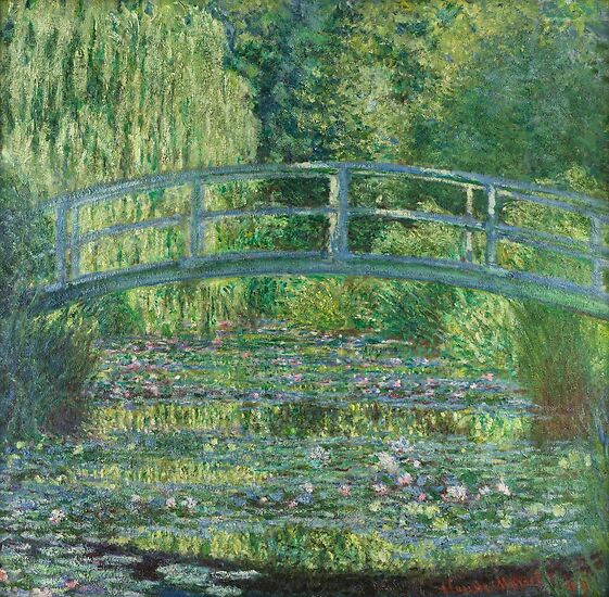 Peinture Par Numéros Adulte Le Bassin Aux Nymphéas De Monet - Kit Complet 40x50cm Toile Roulée Sans Châssis