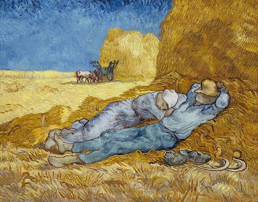 La méridienne ou la sieste (d'après Millet)