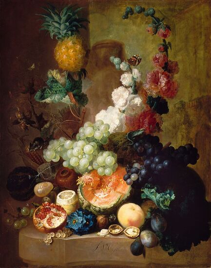 Fruit and Flowers (canvas without frame) · Boutiques de musées