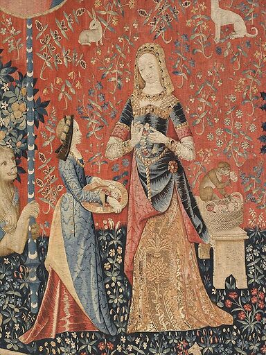 Tenture de la Dame à la Licorne : l'Odorat
