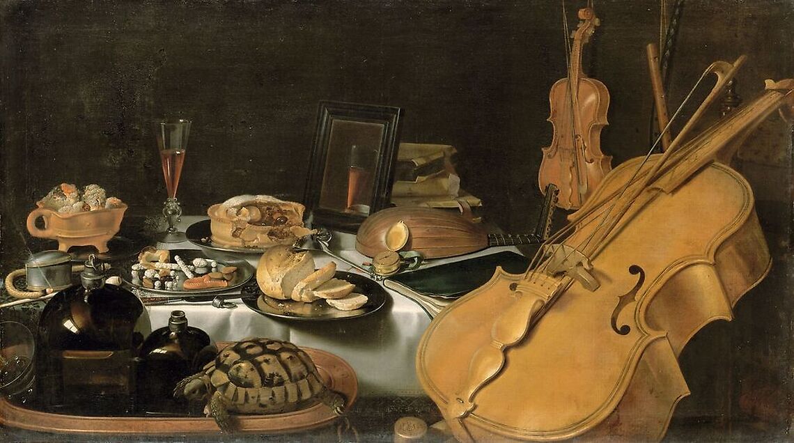 Nature morte aux instruments de musique (affiches d'art