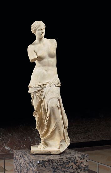Aphrodite called Venus de Milo (aluminium panels) · Boutiques de