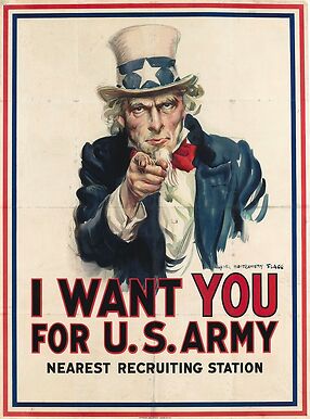 Je vous veux pour l'armée américaine