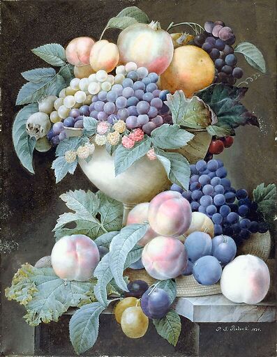Grapes in a cup