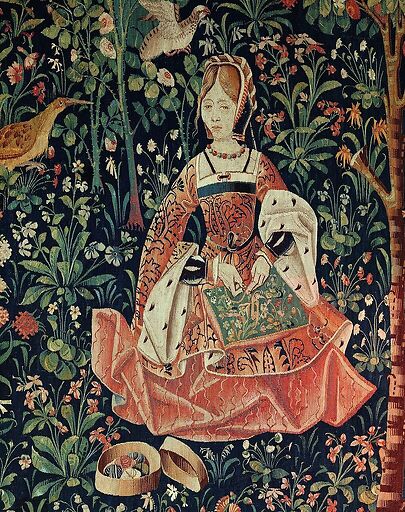 La tenture de la Vie Seigneuriale : La Broderie II/II