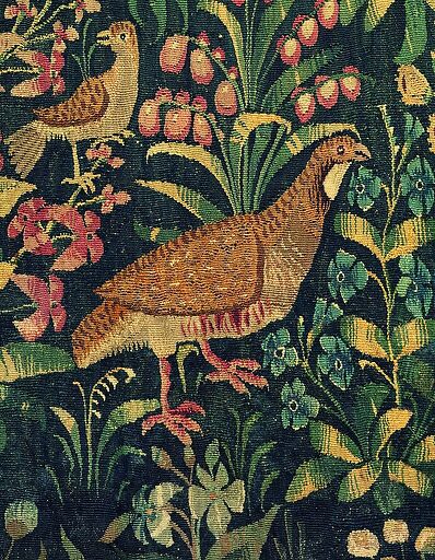 La tenture de la Vie Seigneuriale : La Promenade II/II