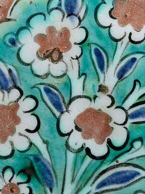 Dish with scalloped mandorla